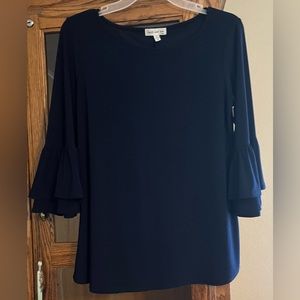 Navy layering Top